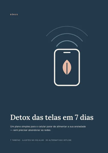 Capa do bônus Detox das telas em 7 dias